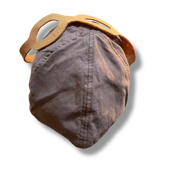 Turkish Airlines Aviator Youth Pilot Hat Cap Felt Goggles Play Natural Kids 3-12 - Picture 5 of 10